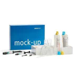 Anaxdent set mock up pentru previzualizarea lucrarii