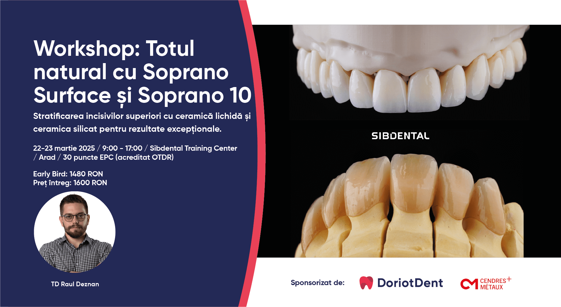 workshop totul natural cu ceramica soprano surface si soprano 10 invitatie